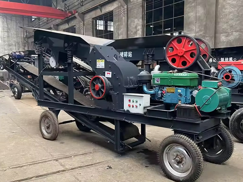 Mobile Hammer Crusher Production Line